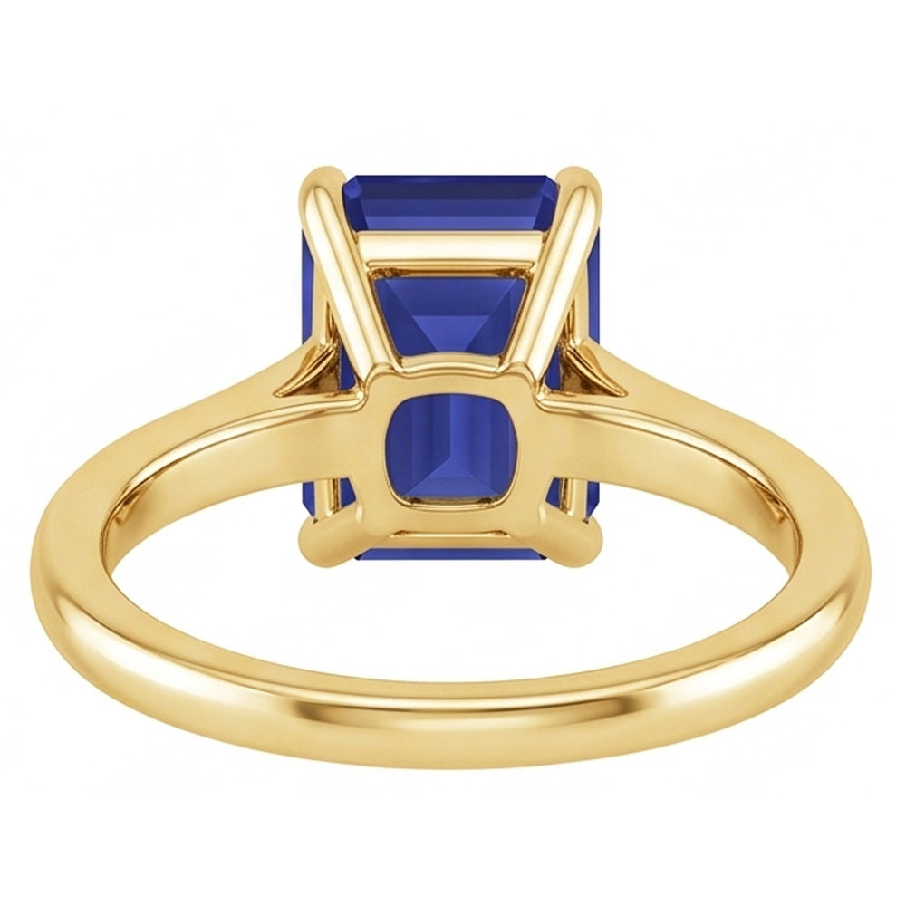 Natural Sapphire Ring 2.50ct - Yellow Gold 14K