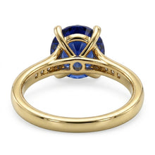 Natural Sapphire Ring 2.50ct - Yellow Gold 14K
