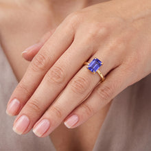 Natural Sapphire Ring 2.50ct - Yellow Gold 14K