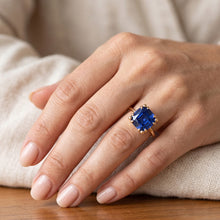 Natural Sapphire Ring 2.50ct - Yellow Gold 14K