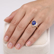 Natural Sapphire Ring 2.50ct - Yellow Gold 14K