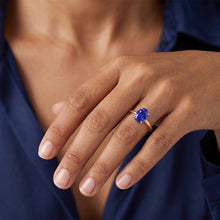 Natural Sapphire Ring 2.50ct - Yellow Gold 14K