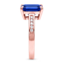 Natural Sapphire Ring 2.75ct - Rose Gold 14K