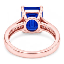 Natural Sapphire Ring 2.75ct - Rose Gold 14K
