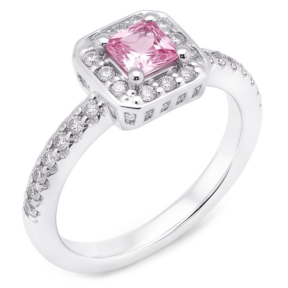 Natural Sapphire Ring 2.75ct - White Gold 14K
