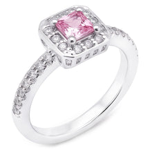 Natural Sapphire Ring 2.75ct - White Gold 14K