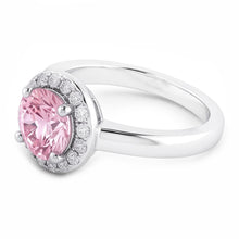 Natural Sapphire Ring 2.81ct - White Gold 14K