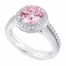 Natural Sapphire Ring 2.91ct - White Gold 14K