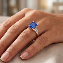 Natural Sapphire Ring 2ct - Rose Gold 14K