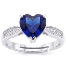 Natural Sapphire Ring 2ct - White Gold 14K