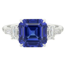 Natural Sapphire Ring 2ct - White Gold 14K