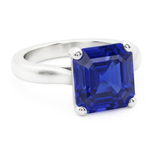 Natural Sapphire Ring 2ct - White Gold 14K