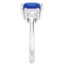 Natural Sapphire Ring 2ct - White Gold 14K