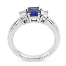 Natural Sapphire Ring 2ct - White Gold 14K