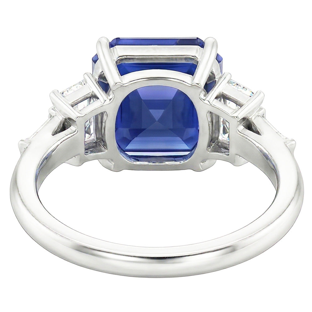 Natural Sapphire Ring 2ct - White Gold 14K