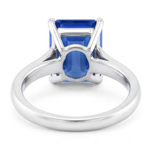 Natural Sapphire Ring 2ct - White Gold 14K