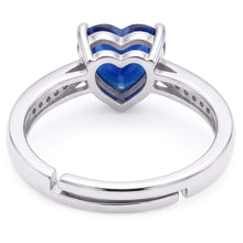 Natural Sapphire Ring 2ct - White Gold 14K