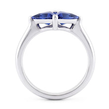 Natural Sapphire Ring 2ct - White Gold 14K