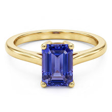 Natural Sapphire Ring 2ct - Yellow Gold 14K