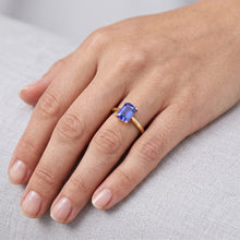 Natural Sapphire Ring 2ct - Yellow Gold 14K
