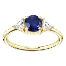 Natural Sapphire Ring 2ct - Yellow Gold 14K