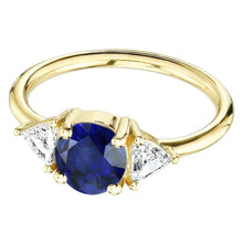 Natural Sapphire Ring 2ct - Yellow Gold 14K