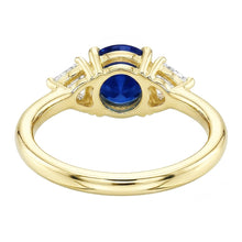 Natural Sapphire Ring 2ct - Yellow Gold 14K
