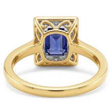 Natural Sapphire Ring 2ct - Yellow Gold 14K