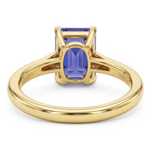Natural Sapphire Ring 2ct - Yellow Gold 14K