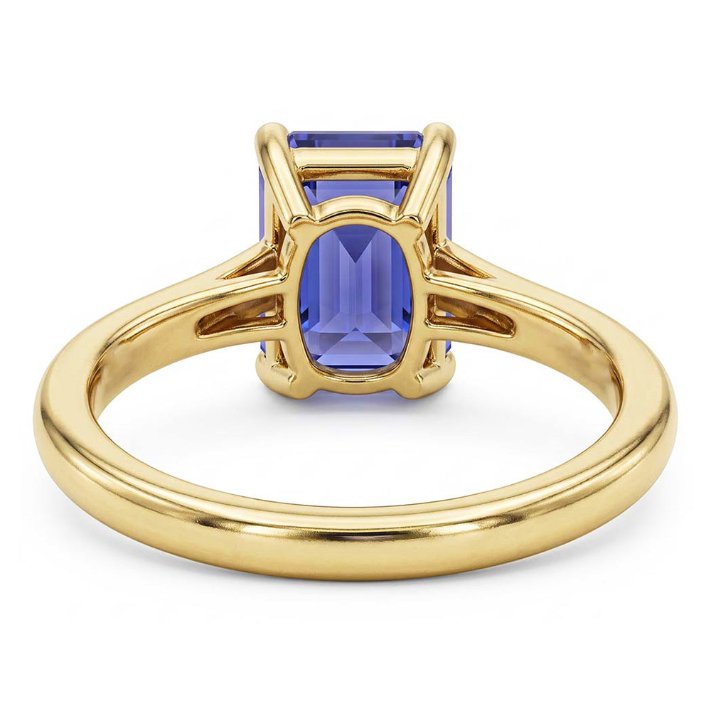 Natural Sapphire Ring 2ct - Yellow Gold 14K