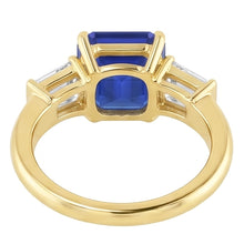 Natural Sapphire Ring 2ct - Yellow Gold 14K