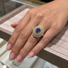 Natural Sapphire Ring 3.11ct - Yellow Gold 14K