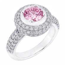 Natural Sapphire Ring 3.21ct - White Gold 14K