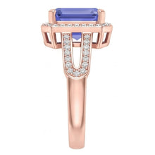 Natural Sapphire Ring 3.50ct - Rose Gold 14K