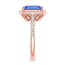 Natural Sapphire Ring 3.50ct - Rose Gold 14K