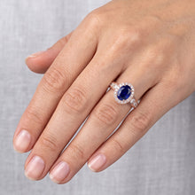 Natural Sapphire Ring 3.50ct - Rose Gold 14K