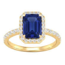 Natural Sapphire Ring 3.50ct - Yellow Gold 14K