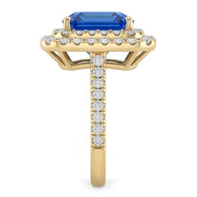 Natural Sapphire Ring 3.50ct - Yellow Gold 14K