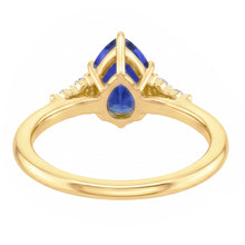 Natural Sapphire Ring 3.50ct - Yellow Gold 14K
