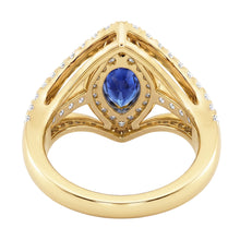 Natural Sapphire Ring 4.50ct - Rose Gold 14K
