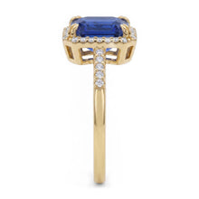 Natural Sapphire Ring 4.50ct - Yellow Gold 14K