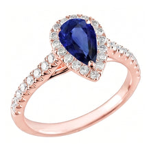 Natural Sapphire Ring 5.50ct - Rose Gold 14K
