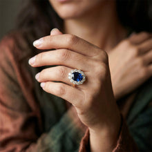 Natural Sapphire Ring 7.50ct - Yellow Gold 14K