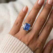 Natural Sapphire Ring 9ct - Yellow Gold 14K