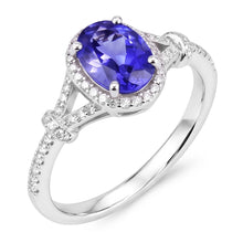 Natural Tanzanite Ring 3.60ct - White Gold 14K
