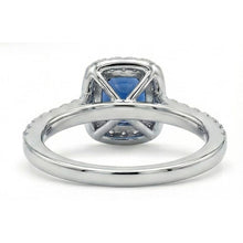 Natural Sapphire Ring 1.75ct - White Gold 14K