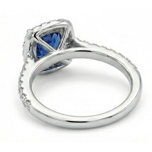 Natural Sapphire Ring 1.75ct - White Gold 14K