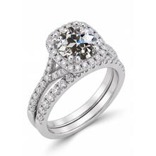 Natural Diamond Ring 5.50ct - White Gold 14K