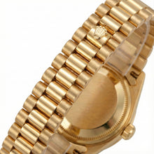 Natural Earth Mined Diamond Bezel Champagne Arabic Gold Presidential Watch Rolex Dj