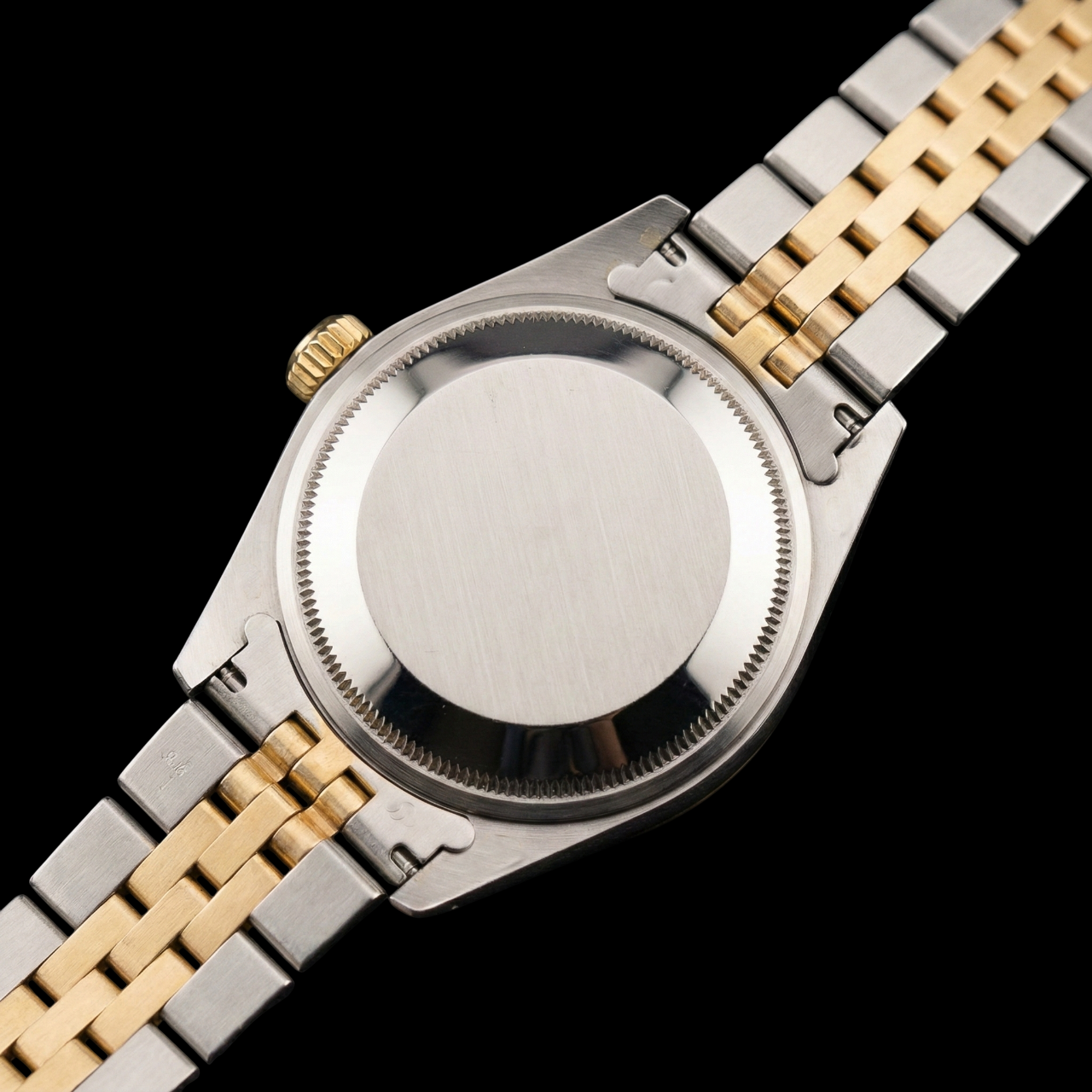 Natural Earth Mined Diamond Bezel Rolex Datejust Lady Watch Dial Jubilee Ss & Gold